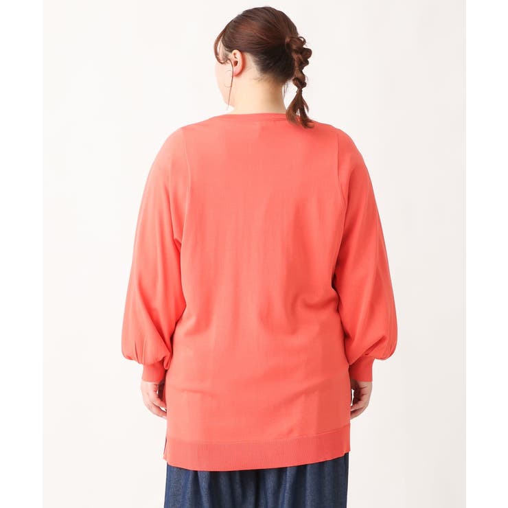 【大きいサイズ】Vネックボクシーカーディガン | eur3 | 詳細画像10 