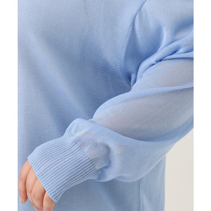 【大きいサイズ/接触冷感】洗えるVネックカーディガン | eur3 | 詳細画像10 