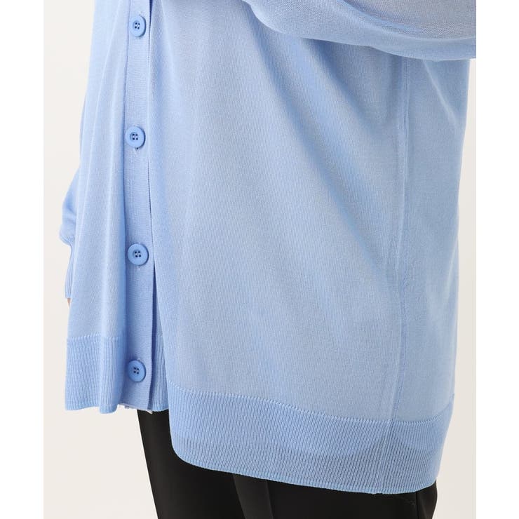 【大きいサイズ/接触冷感】洗えるVネックカーディガン | eur3 | 詳細画像11 