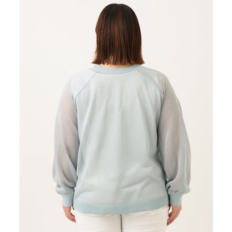 【大きいサイズ/2WAY】ラメシアーカーディガン | eur3 | 詳細画像14 