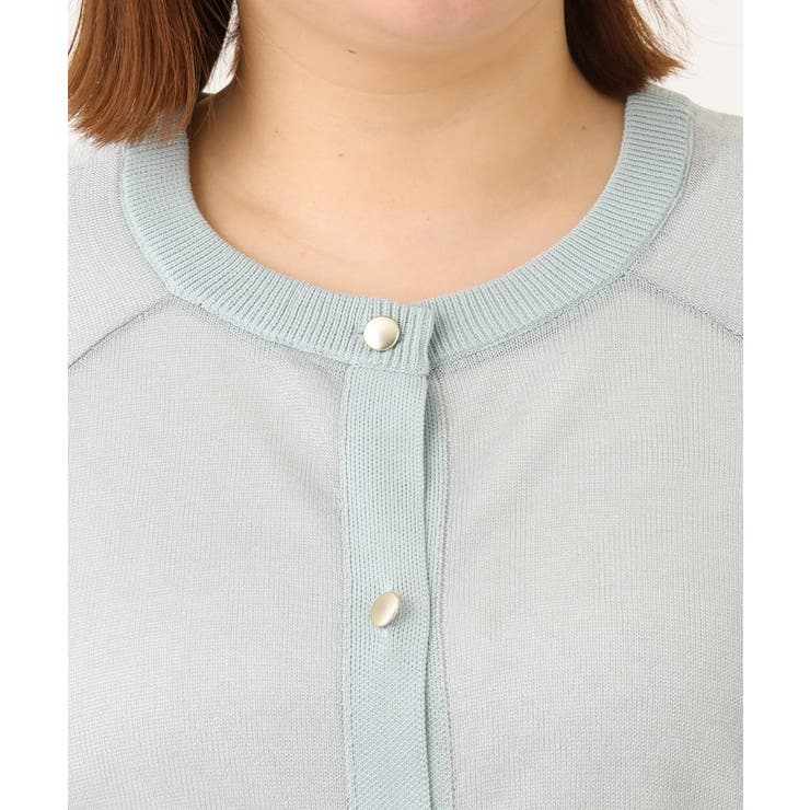 【大きいサイズ/2WAY】ラメシアーカーディガン | eur3 | 詳細画像15 