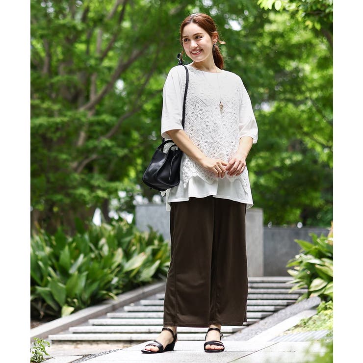 【大きいサイズ】クロシェ風ベスト | eur3 | 詳細画像4 