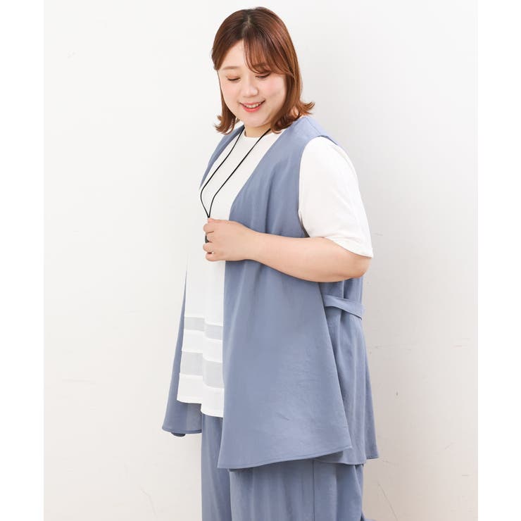 【大きいサイズ/セットアップ対応可】シアーヴィンテージイレヘムジレ | eur3 | 詳細画像6 