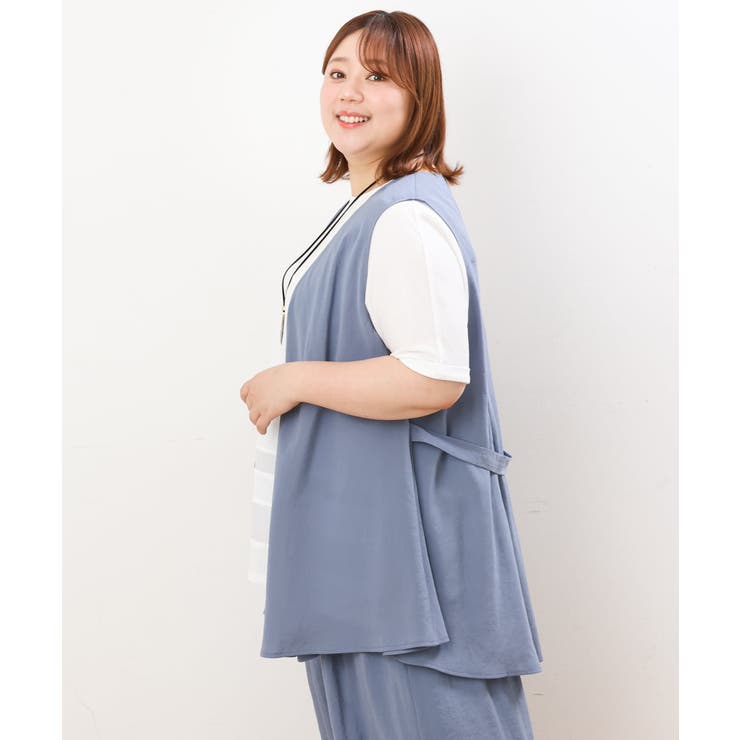 【大きいサイズ/セットアップ対応可】シアーヴィンテージイレヘムジレ | eur3 | 詳細画像7 