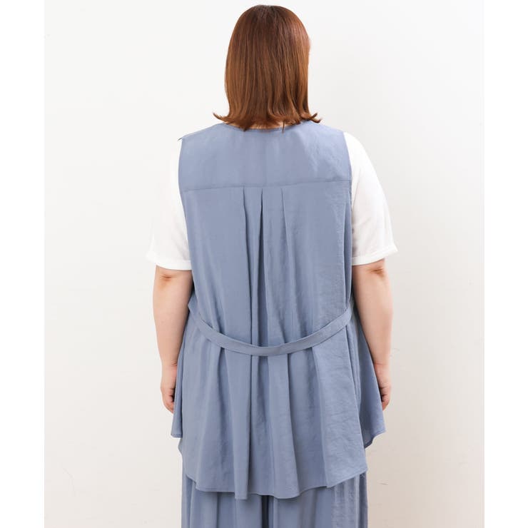 【大きいサイズ/セットアップ対応可】シアーヴィンテージイレヘムジレ | eur3 | 詳細画像9 