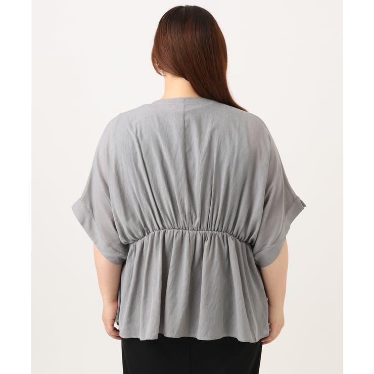 【大きいサイズ/LAVEANGE×eur3】フロントファスナーシア―ブルゾン | eur3 | 詳細画像3 