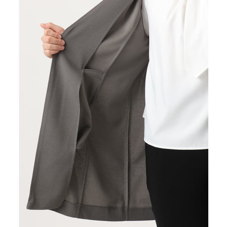 【大きいサイズ】カットジョーゼットジレ | eur3 | 詳細画像11 