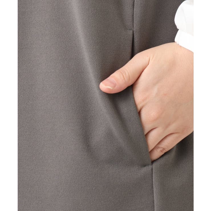 【大きいサイズ】カットジョーゼットジレ | eur3 | 詳細画像8 