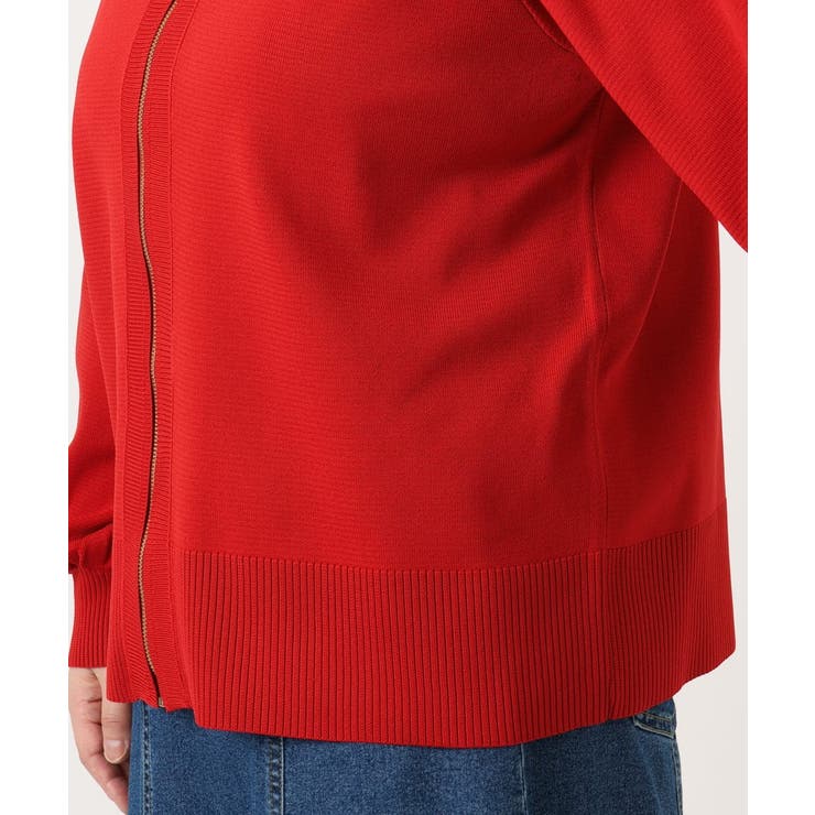 【大きいサイズ】ジップカーディガン | eur3 | 詳細画像11 