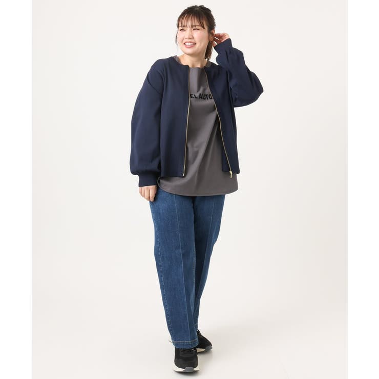 【大きいサイズ】ジップカーディガン | eur3 | 詳細画像20 