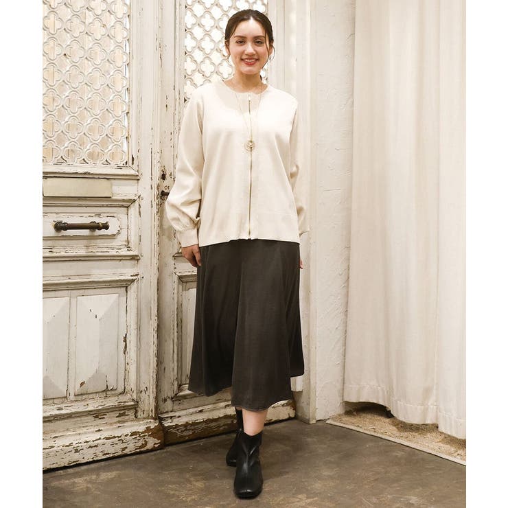 【大きいサイズ】ジップカーディガン | eur3 | 詳細画像23 