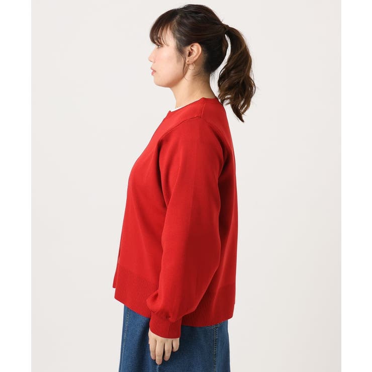 【大きいサイズ】ジップカーディガン | eur3 | 詳細画像7 