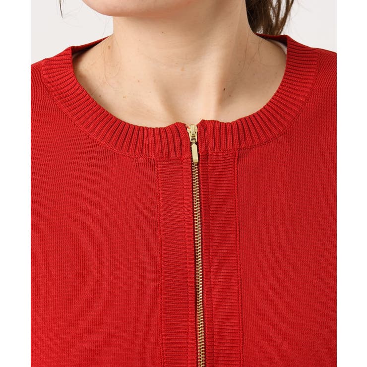 【大きいサイズ】ジップカーディガン | eur3 | 詳細画像9 