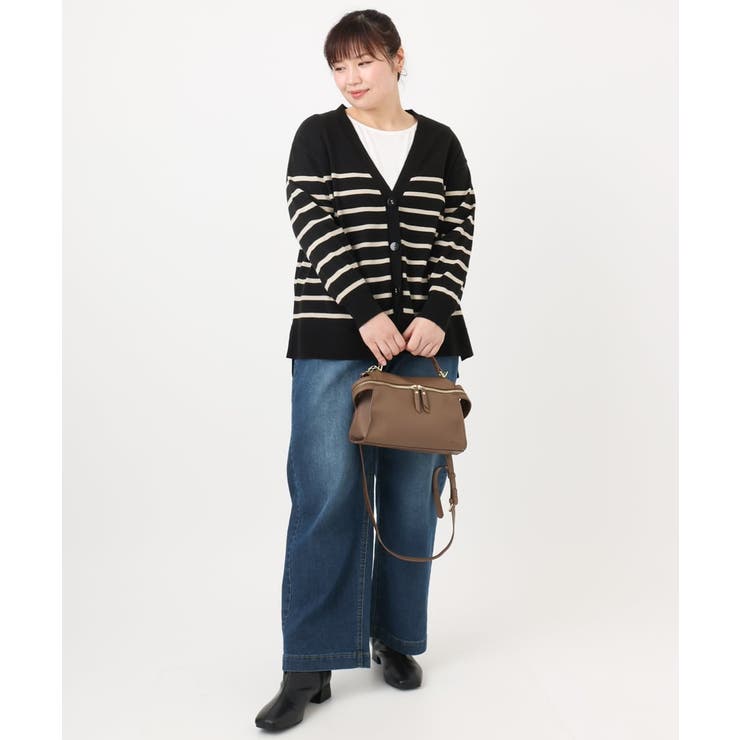 【大きいサイズ/洗える】Vネックカーディガン | eur3 | 詳細画像17 