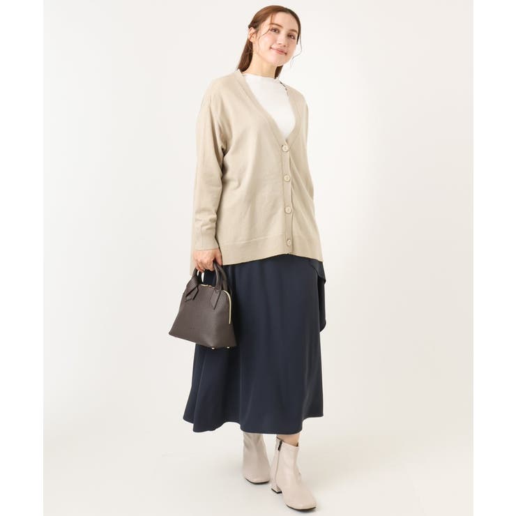 【大きいサイズ/洗える】Vネックカーディガン | eur3 | 詳細画像40 