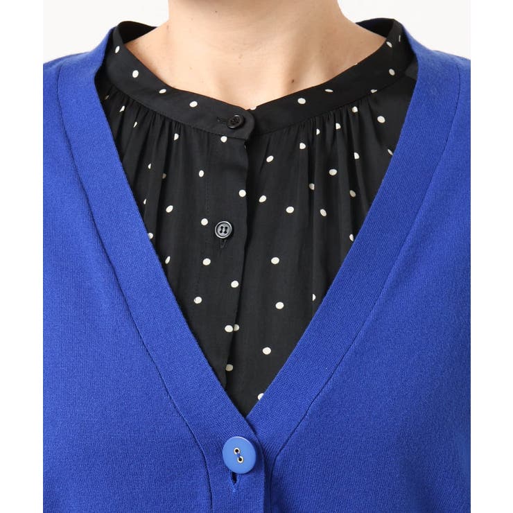 【大きいサイズ/洗える】Vネックカーディガン | eur3 | 詳細画像9 