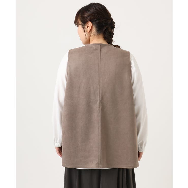 【大きいサイズ】ファーポケットベスト | eur3 | 詳細画像11 