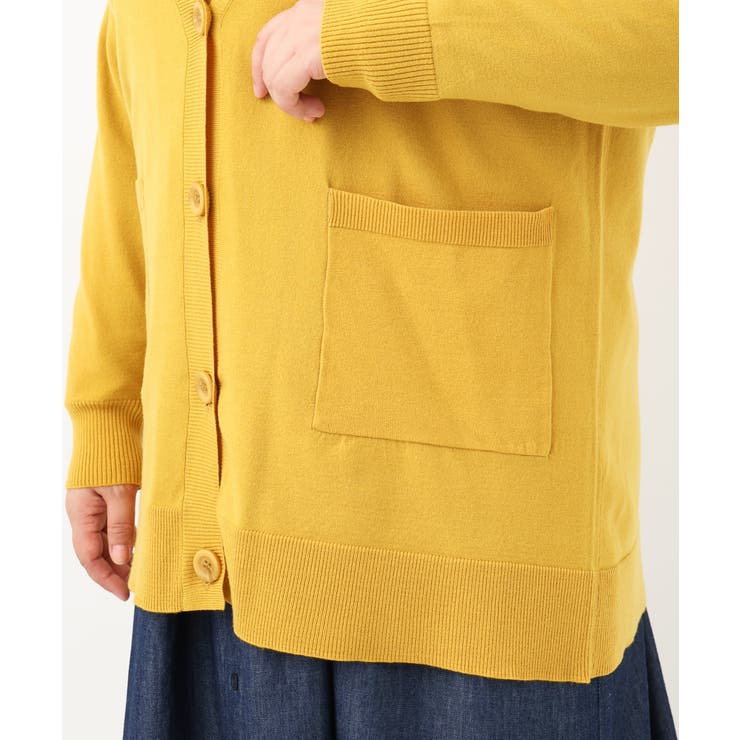 【大きいサイズ】Vネックドロップショルダーカーディガン | eur3 | 詳細画像13 