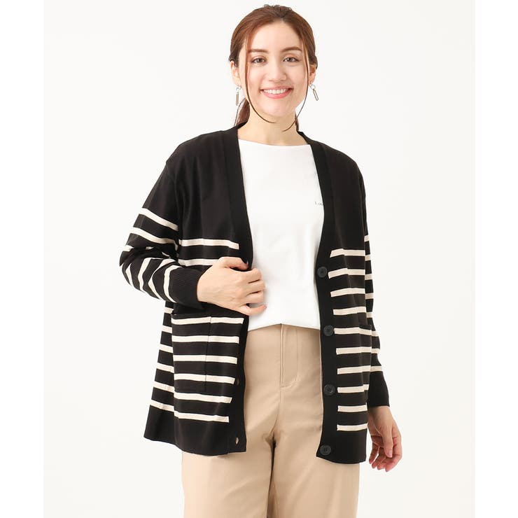 【大きいサイズ】Vネックドロップショルダーカーディガン | eur3 | 詳細画像18 