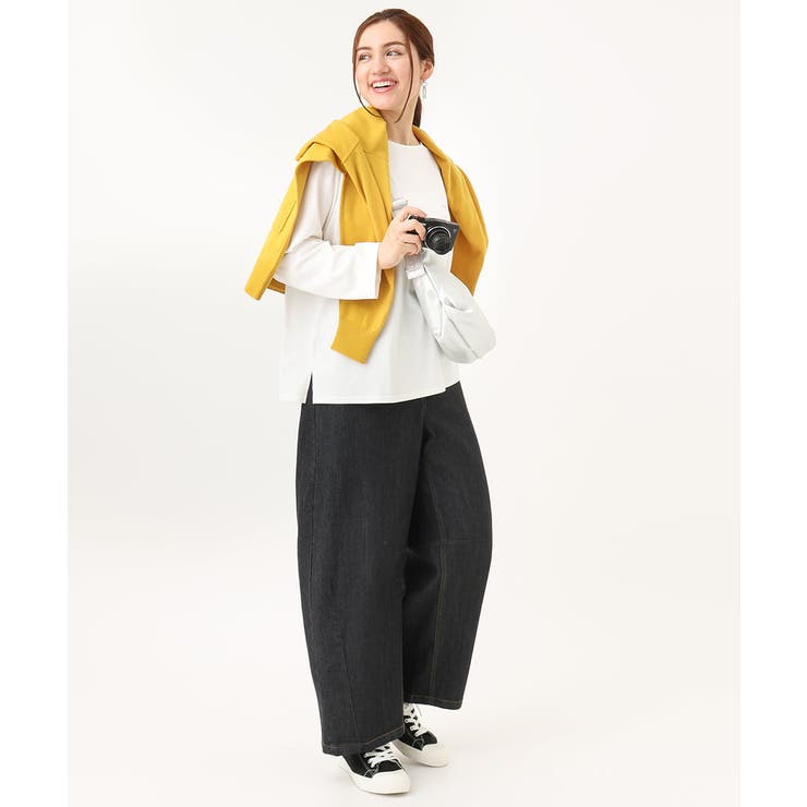 【大きいサイズ】Vネックドロップショルダーカーディガン | eur3 | 詳細画像4 