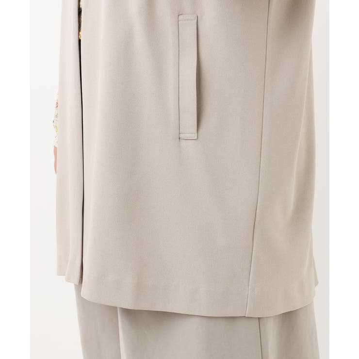 【大きいサイズ】カットジョーゼットVネックジレ | eur3 | 詳細画像12 