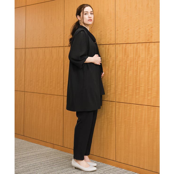 【大きいサイズ】カットジョーゼットVネックジレ | eur3 | 詳細画像21 