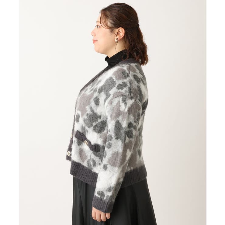 【大きいサイズ】ジャカードカーディガン | eur3 | 詳細画像11 