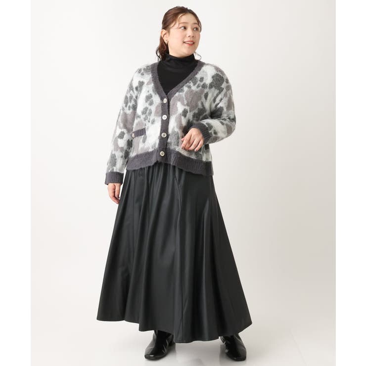 【大きいサイズ】ジャカードカーディガン | eur3 | 詳細画像17 