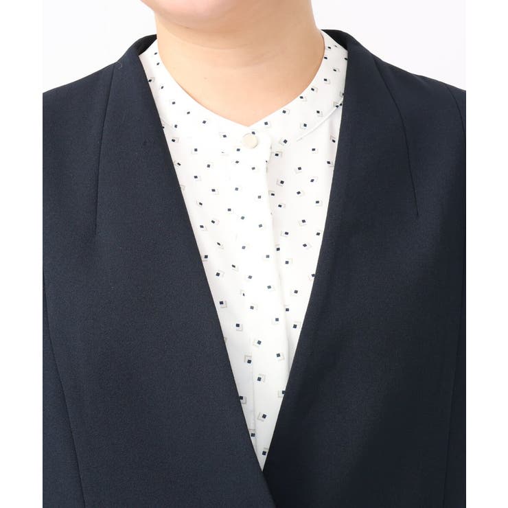 【大きいサイズ 11号サイズあり セットアップ対応】カットジョーゼットストレッチ… | eur3 | 詳細画像10 