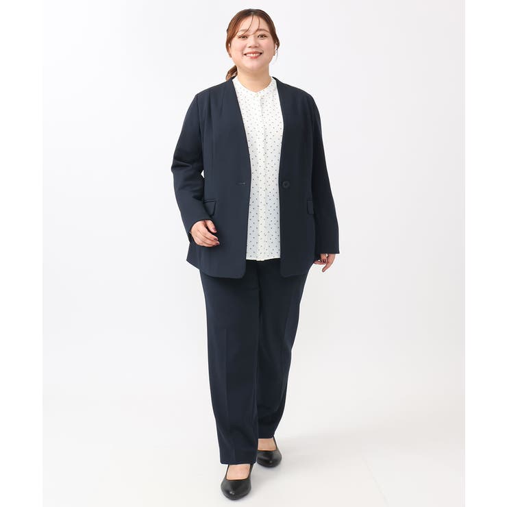 【大きいサイズ 11号サイズあり セットアップ対応】カットジョーゼットストレッチ… | eur3 | 詳細画像17 