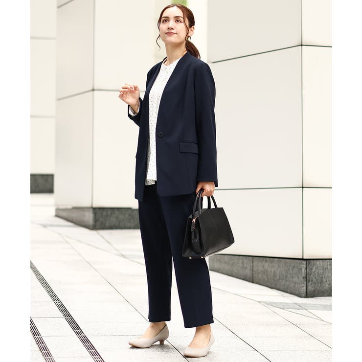 【大きいサイズ 11号サイズあり セットアップ対応】カットジョーゼットストレッチ… | eur3 | 詳細画像4 