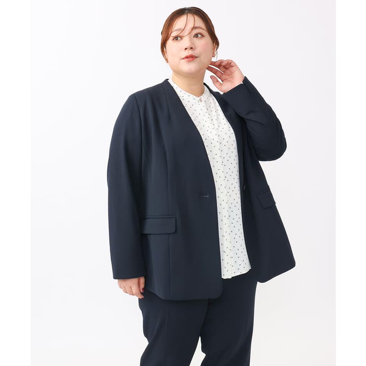 【大きいサイズ 11号サイズあり セットアップ対応】カットジョーゼットストレッチ… | eur3 | 詳細画像6 