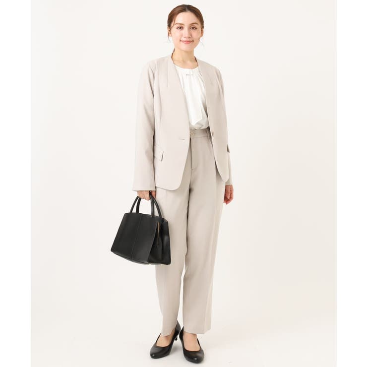 【大きいサイズ/11号サイズあり】Wクロスノーカラージャケット | eur3 | 詳細画像12 