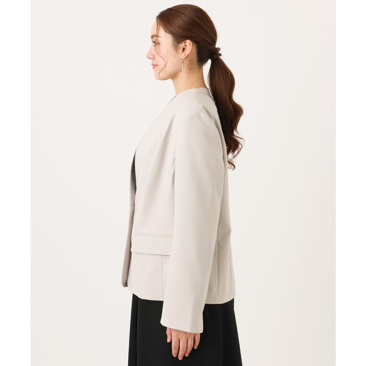 【大きいサイズ/11号サイズあり】Wクロスノーカラージャケット | eur3 | 詳細画像16 