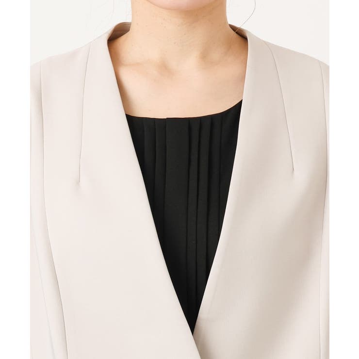 【大きいサイズ/11号サイズあり】Wクロスノーカラージャケット | eur3 | 詳細画像18 