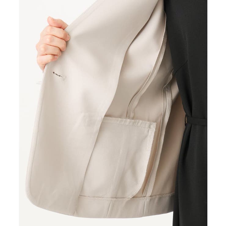 【大きいサイズ/11号サイズあり】Wクロスノーカラージャケット | eur3 | 詳細画像23 