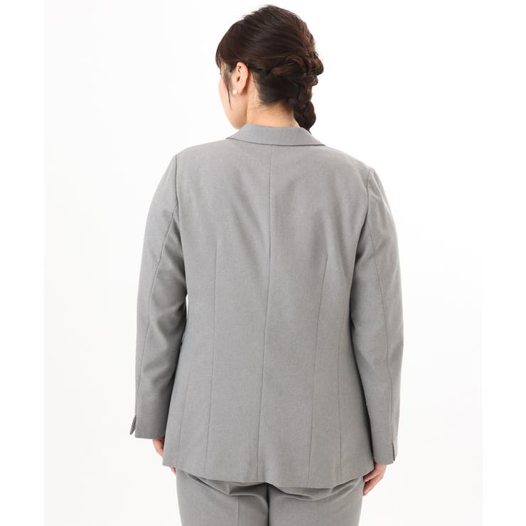 【大きいサイズ 11号サイズあり セットアップ対応】ストレッチテーラードジャケッ… | eur3 | 詳細画像18 
