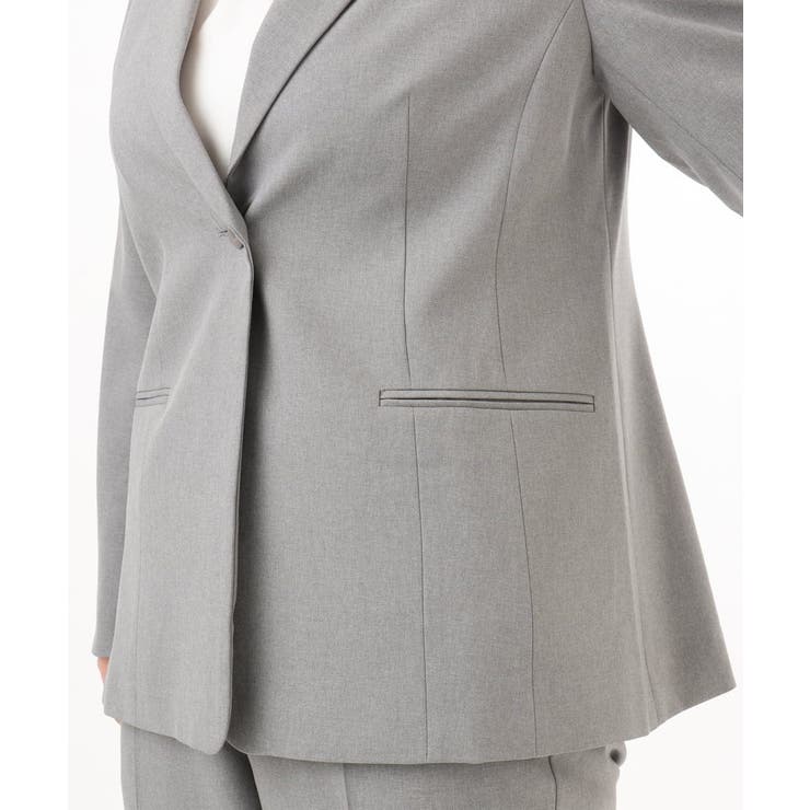 【大きいサイズ 11号サイズあり セットアップ対応】ストレッチテーラードジャケッ… | eur3 | 詳細画像22 