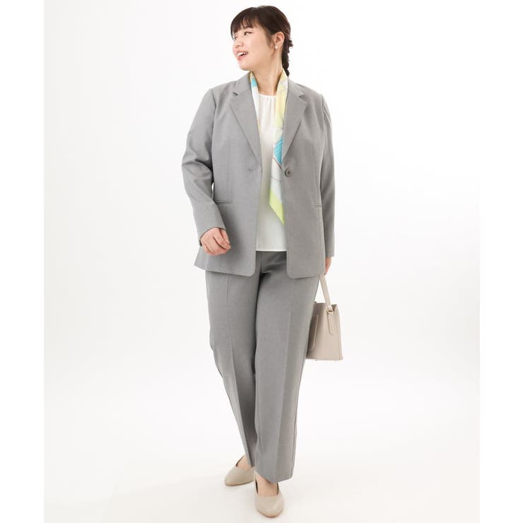 【大きいサイズ 11号サイズあり セットアップ対応】ストレッチテーラードジャケッ… | eur3 | 詳細画像25 