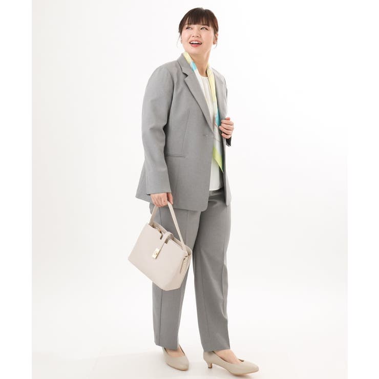 【大きいサイズ 11号サイズあり セットアップ対応】ストレッチテーラードジャケッ… | eur3 | 詳細画像26 