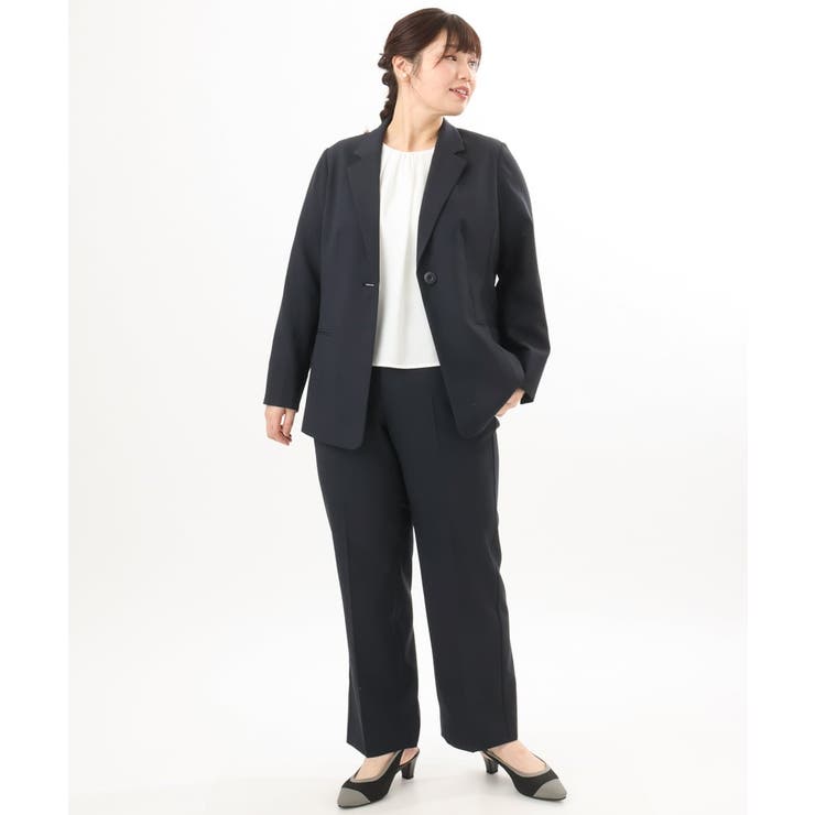 【大きいサイズ 11号サイズあり セットアップ対応】ストレッチテーラードジャケッ… | eur3 | 詳細画像7 