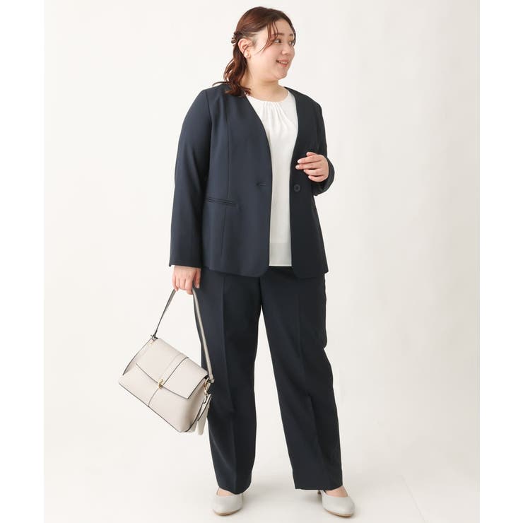 リネンライクVネックジャケット | eur3 | 詳細画像21 