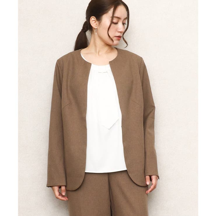 【大きいサイズ/11号サイズあり】ソフィーツイルジャケット | eur3 | 詳細画像1 