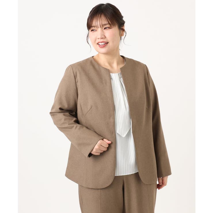 【大きいサイズ/11号サイズあり】ソフィーツイルジャケット | eur3 | 詳細画像4 