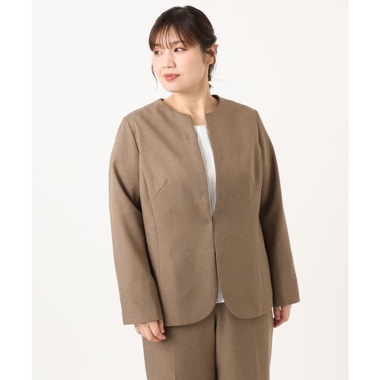 【大きいサイズ/11号サイズあり】ソフィーツイルジャケット | eur3 | 詳細画像6 