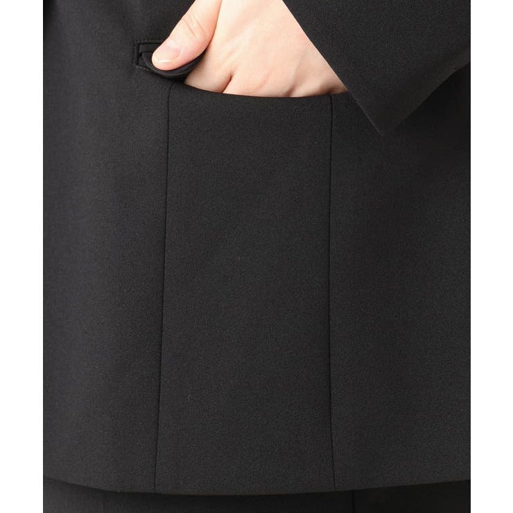 【大きいサイズ/11号サイズあり】カットジョーゼットノーカラージャケット | eur3 | 詳細画像12 