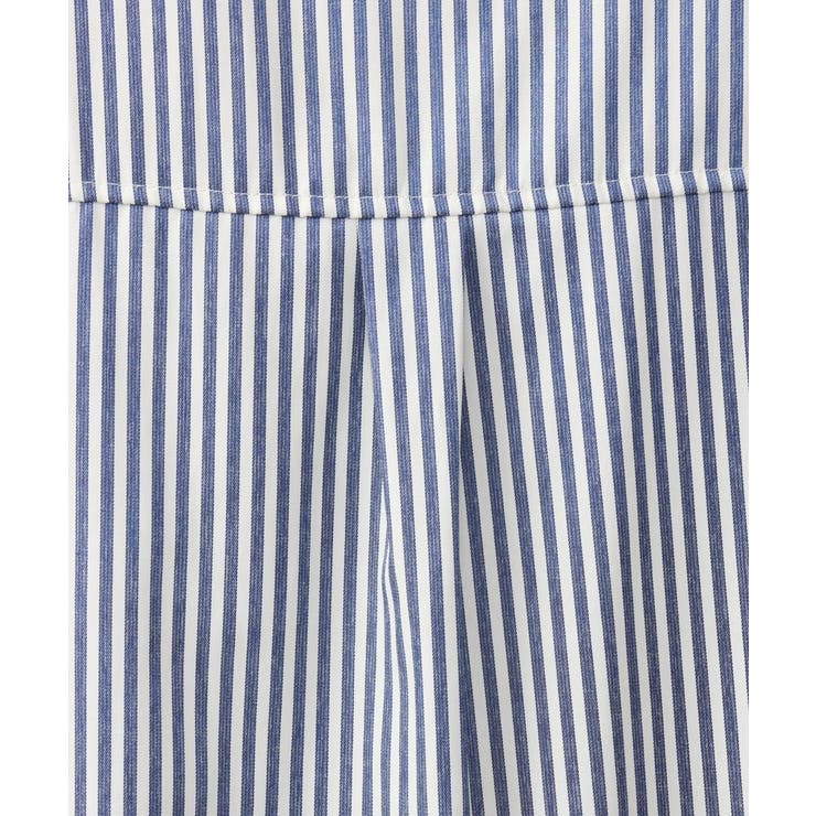 【大きいサイズ/soso×eur3】ケープ風ストライプシャツ | eur3 | 詳細画像6 