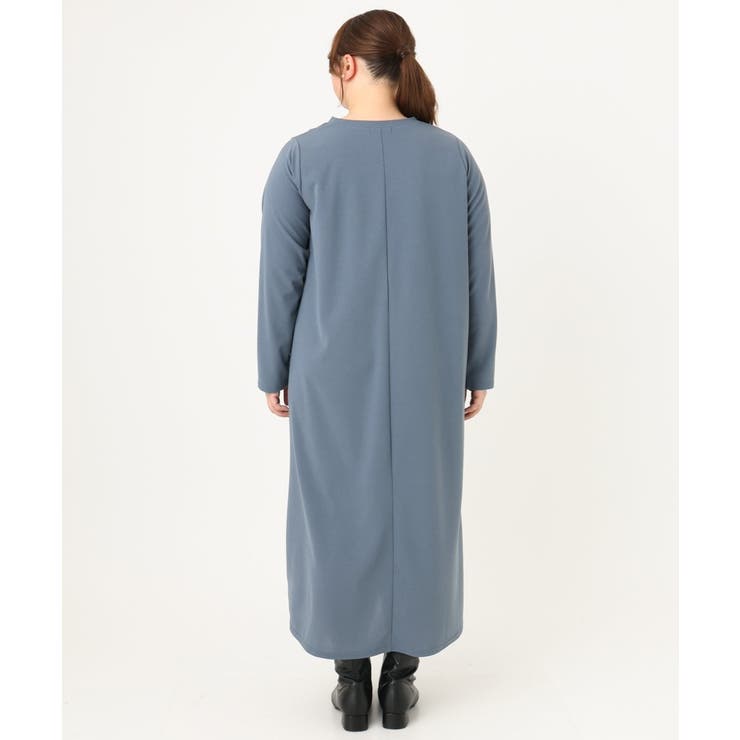 【大きいサイズ】カットプリーツワンピース | eur3 | 詳細画像6 