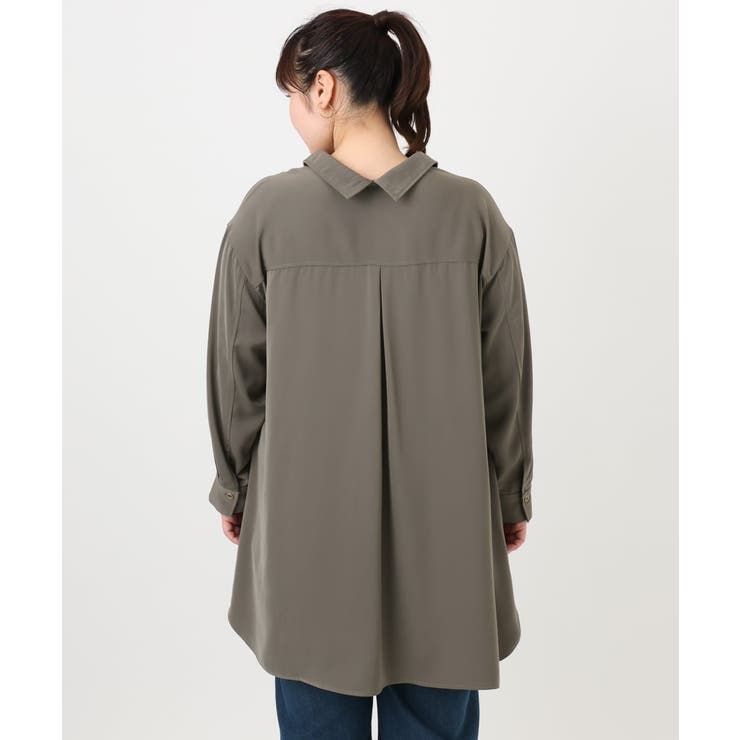 【大きいサイズ】シャツチュニック | eur3 | 詳細画像12 