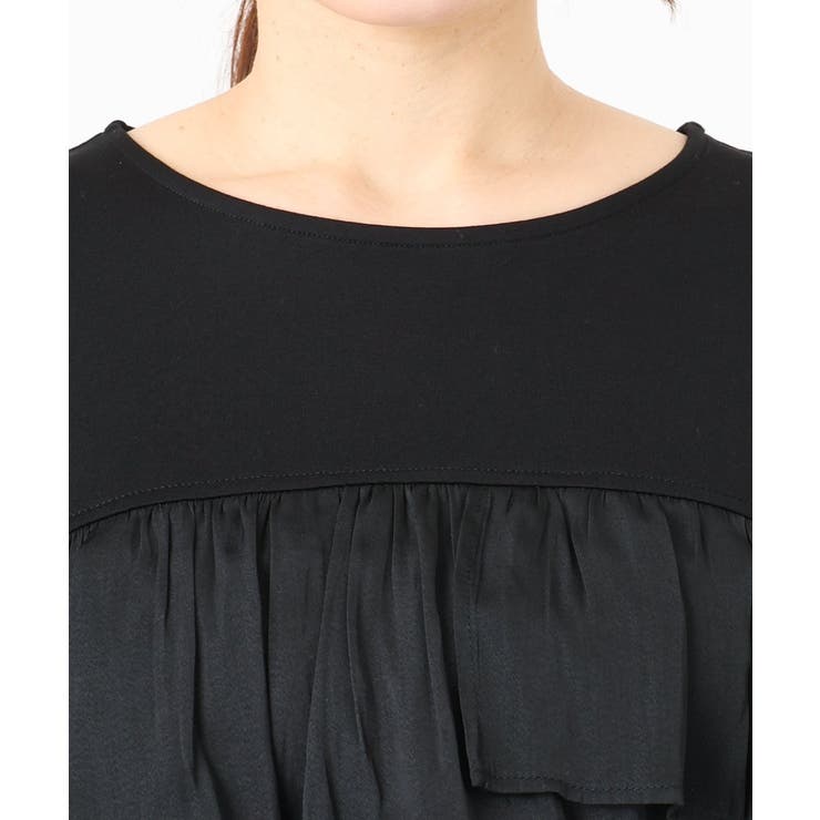 【WEB先行販売】【大きいサイズ】サテンドッキングチュニック | eur3 | 詳細画像18 